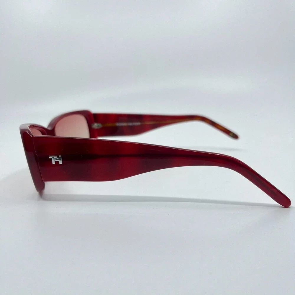 Tommy Hilfiger‎ Sunglasses TH7029 BU-5 Red Rectangle Frames 58[]16 135 mm H6895